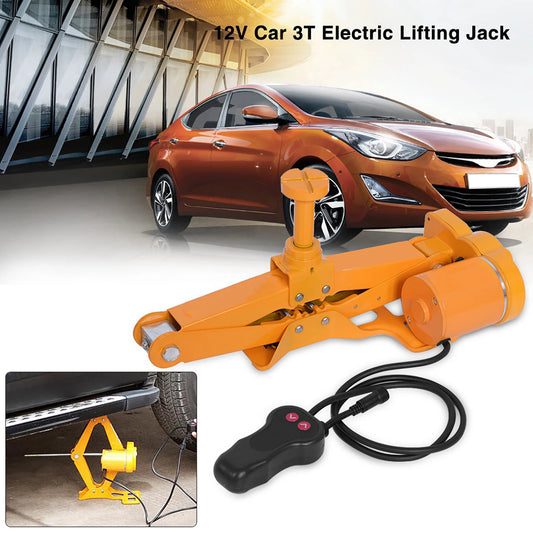 3Ton 12V DC Automotive Car Electric Lifting Jack SUV Van Garage and Emergency Equipment Tools