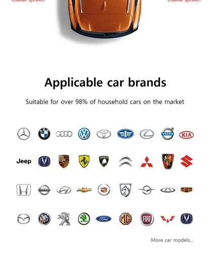 GT650 Hifi Car Coaxial Speaker 6.5-inch Luxury Car Top Quality Bidirectional Car Speaker Full Range Car Music Stereo Audio