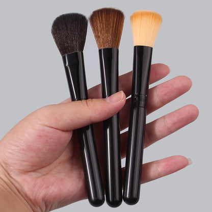 3 pieces of soft powder brush, blush brush, conture brush, beginner's portable and friendly makeup brush, beauty tools