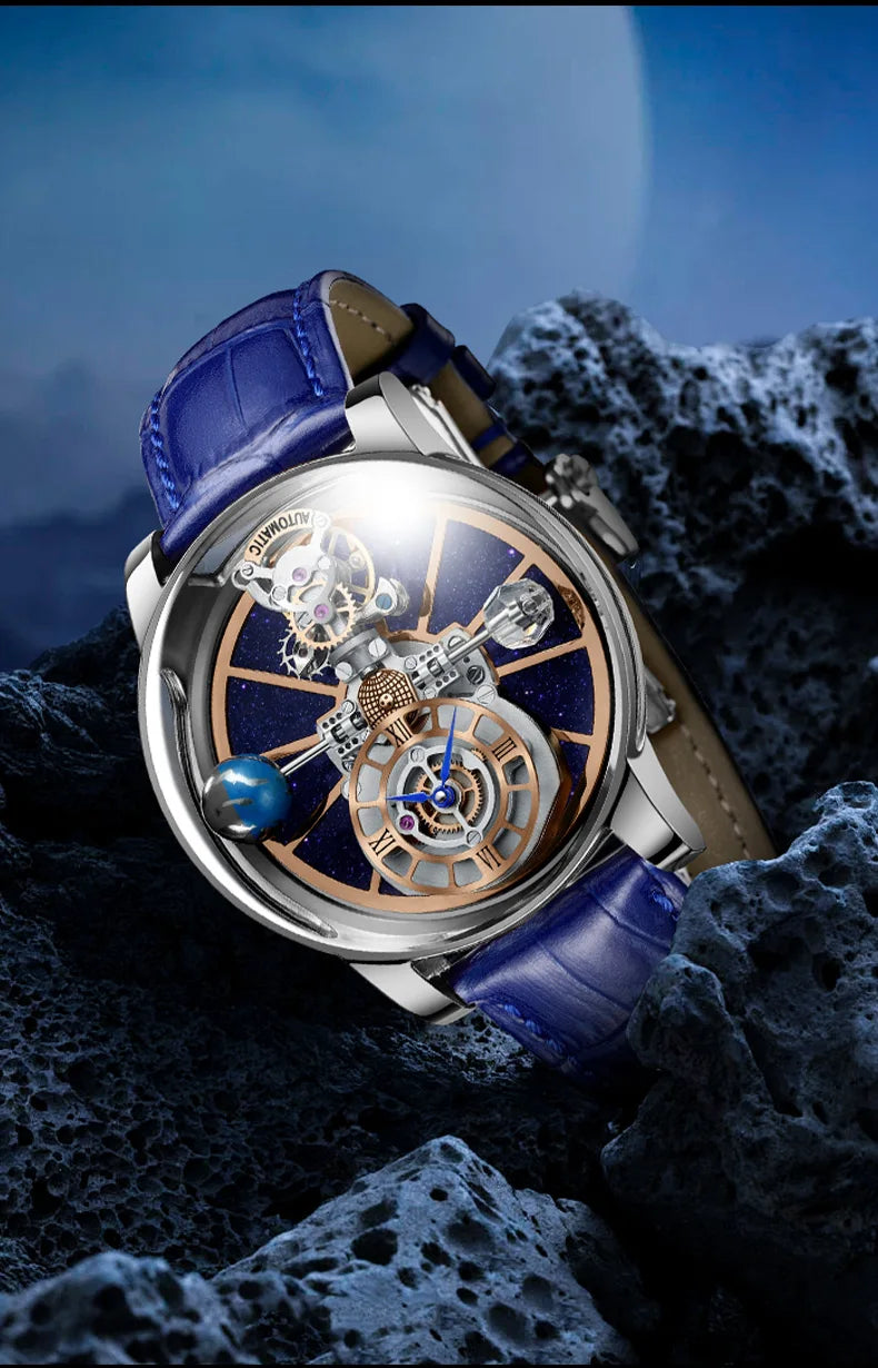 Jacob&Co PINDU Design Mens Watches Diamond TourbillionTop Brand Luxury Astronomia Quartz Watch Men Astronomia Solar Montre Homme