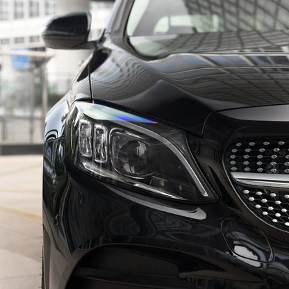 Icedriver for Mercedes Benz C class DRL RGB multicolor LED boards w205 s205 a205 AMG c63 2014-2019 RGBW daytime running lights