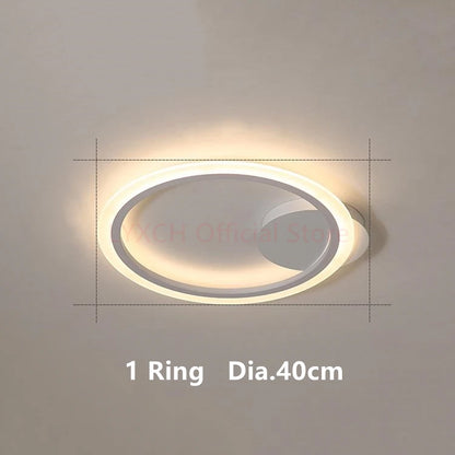 Nordic LED Ceiling lights Modern Indoor lighting Living room Bedroom Home decor fixtures Hallway White Minimalist Ceiling lamps
