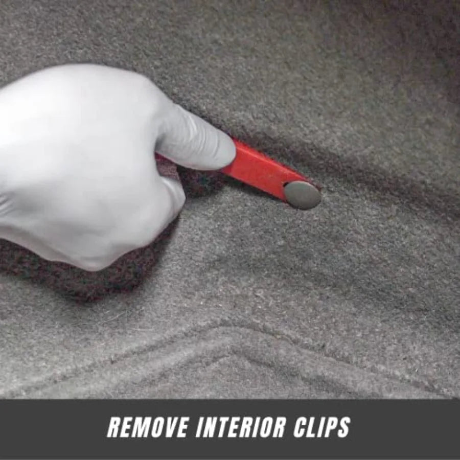 Auto Trim Removal Tool Set No Scratch Plastic Pry Tool Kit Auto Trim Tool Kit Car Tools Easy Door Panel Removal Tool Fastener R