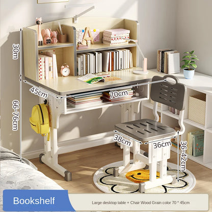 Children's Study Table Home Small Student Writing Desk, School Cтол, Simple Adjustable Мебель Set, Enlarged Tabletop Mobiliário