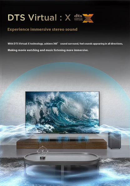 Sales TCL Soundbar S55h  With Dolby Atmos And Dts Virtual:X 220w High-Power Independent Subwoofer Home speaker Bluetooth 220W