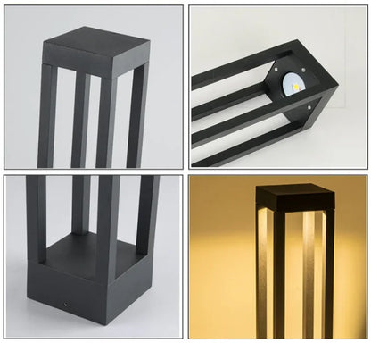 Outdoor LED Garden Light 15W COB LED Lawn Lamps AC85-265V DC12V Waterproof IP65 Landscape Park Yard Road Floor Pillar Night Lamp