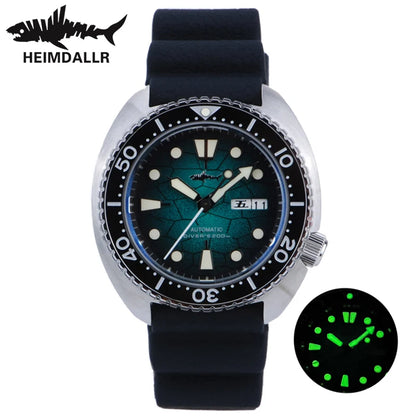 Heimdallr Watches For Men 20Bar Waterproof Luminous Sapphire Crystal NH36A Automatic Movement Vintage Men's Diving Wristwatch