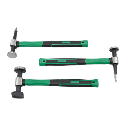 9 Pcs Auto Body Panel Fender Hammer Dolly Set Dent Repair Tools Car Sheet Metal Shaping Movable Car Body Corrector Kit