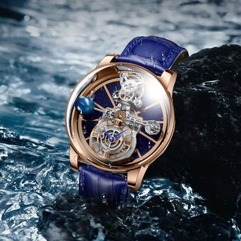 Jacob&Co PINDU Design Mens Watches Diamond TourbillionTop Brand Luxury Astronomia Quartz Watch Men Astronomia Solar Montre Homme