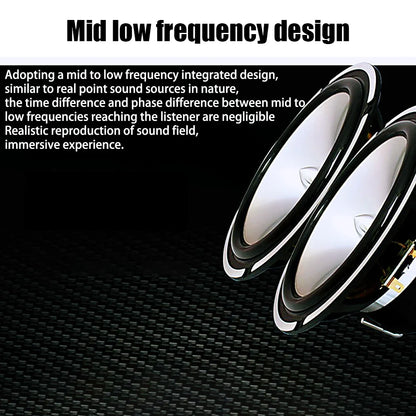 Car Speaker Set High Quality Car Audio Two-Way Speaker Full Range Speaker Car Front Door Speaker Modification Bass Speaker Kit
