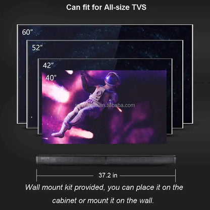 Samtronic 2 In 1 Separable Soundbar For TV Sound Bar, 50W Wired & Wireless Soundbar, ARC/Optical/AUX Connection