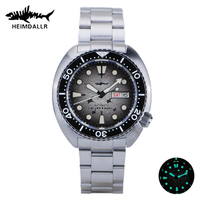 Heimdallr Watches For Men 20Bar Waterproof Luminous Sapphire Crystal NH36A Automatic Movement Vintage Men's Diving Wristwatch