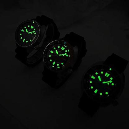 Heimdallr Watches For Men 20Bar Waterproof Luminous Sapphire Crystal NH36A Automatic Movement Vintage Men's Diving Wristwatch