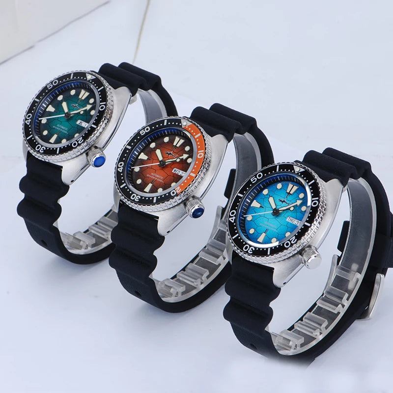 Heimdallr Watches For Men 20Bar Waterproof Luminous Sapphire Crystal NH36A Automatic Movement Vintage Men's Diving Wristwatch