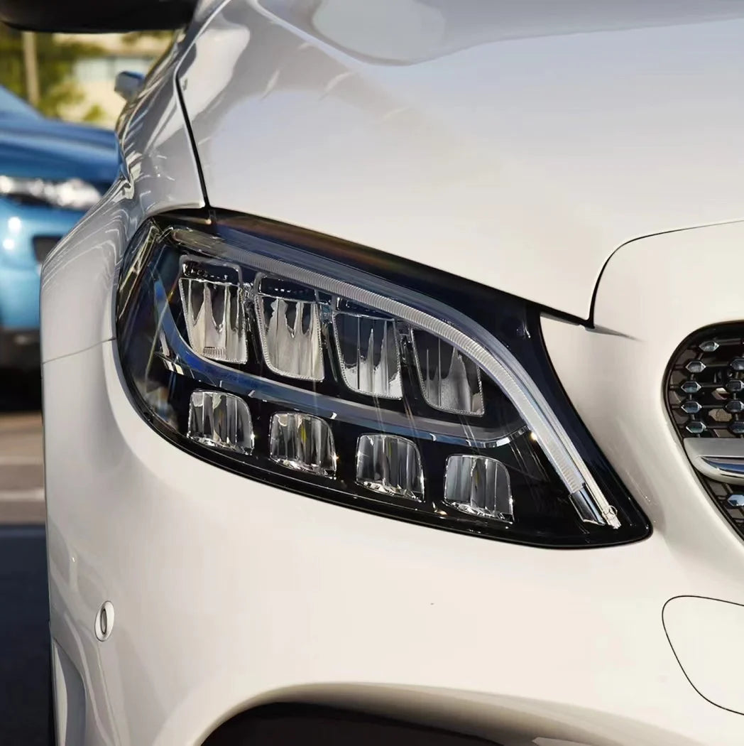 Icedriver for Mercedes Benz C class DRL RGB multicolor LED boards w205 s205 a205 AMG c63 2014-2019 RGBW daytime running lights