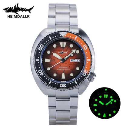Heimdallr Watches For Men 20Bar Waterproof Luminous Sapphire Crystal NH36A Automatic Movement Vintage Men's Diving Wristwatch