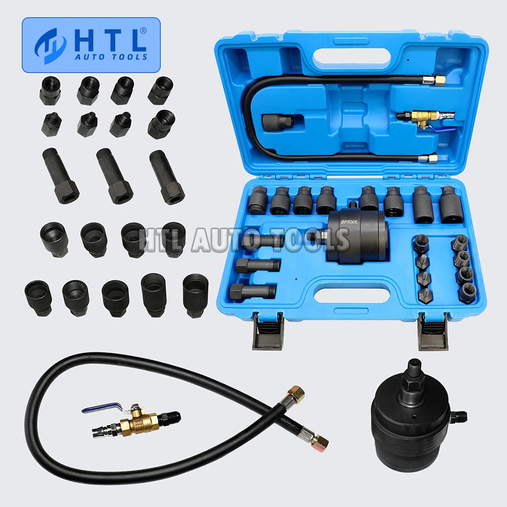 23pc DIESEL INJECTOR PULLER Pneumatic injector extractor puller kit Professional