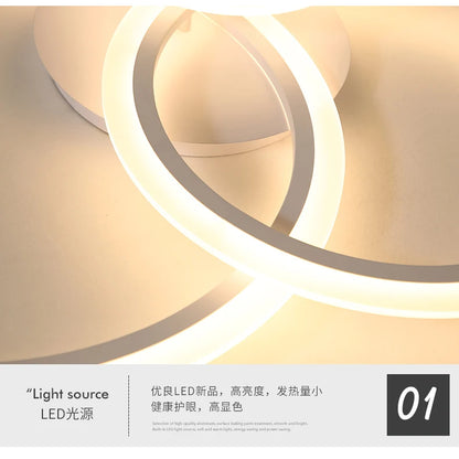 Nordic LED Ceiling lights Modern Indoor lighting Living room Bedroom Home decor fixtures Hallway White Minimalist Ceiling lamps