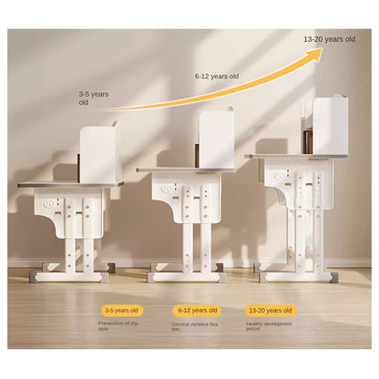 Children's Study Table Home Small Student Writing Desk, School Cтол, Simple Adjustable Мебель Set, Enlarged Tabletop Mobiliário