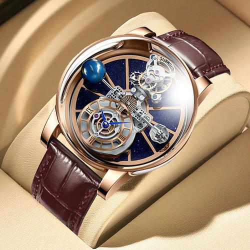 Jacob&Co PINDU Design Mens Watches Diamond TourbillionTop Brand Luxury Astronomia Quartz Watch Men Astronomia Solar Montre Homme