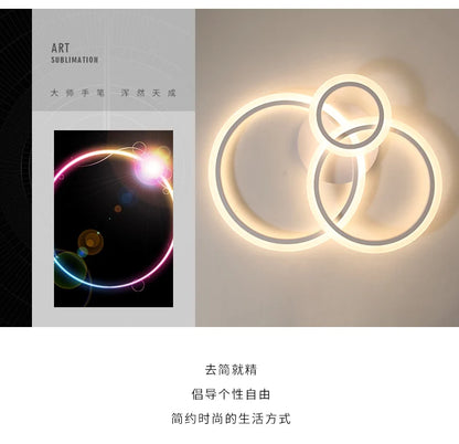 Nordic LED Ceiling lights Modern Indoor lighting Living room Bedroom Home decor fixtures Hallway White Minimalist Ceiling lamps