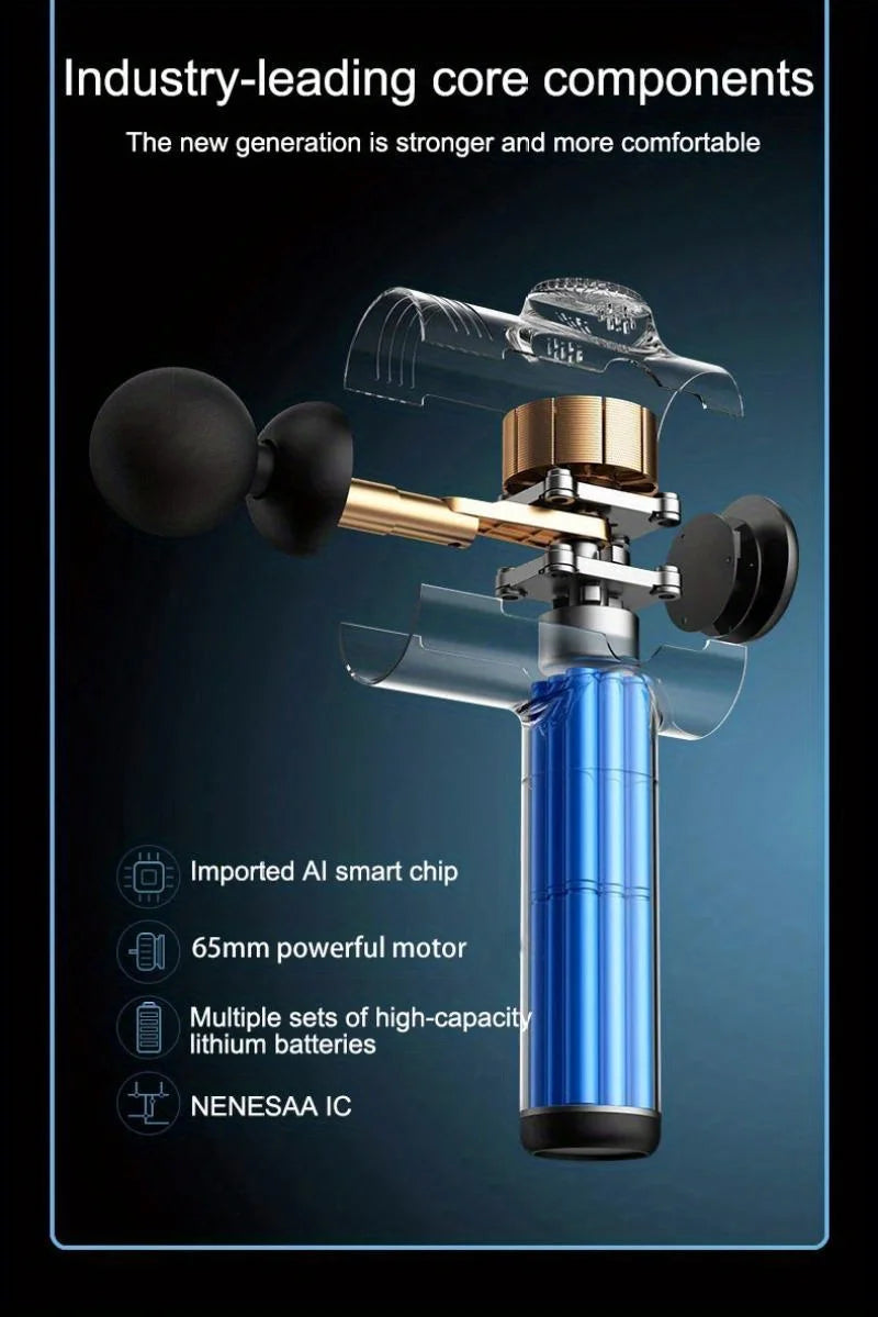 99 Level Massage Gun Deep Body Massager For Muscle Body Neck Massager Electric Fitness Equipment Noise Reduction Male Female