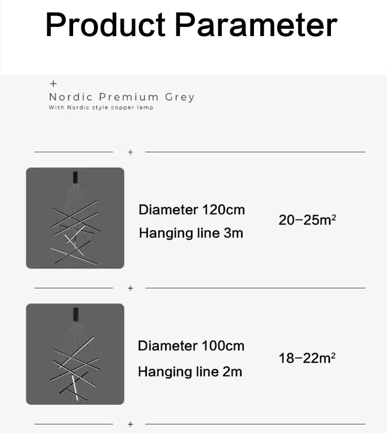 Modern LED Chandeliers Luster Lights For Stair Hall Bedroom Room Duplex Building Indoor Lighting Fixture Ceiling Chandelier