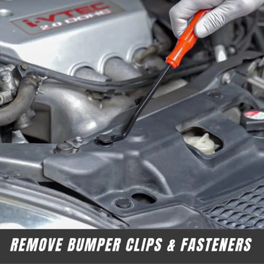 Auto Trim Removal Tool Set No Scratch Plastic Pry Tool Kit Auto Trim Tool Kit Car Tools Easy Door Panel Removal Tool Fastener R