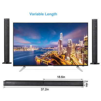 Samtronic 2 In 1 Separable Soundbar For TV Sound Bar, 50W Wired & Wireless Soundbar, ARC/Optical/AUX Connection