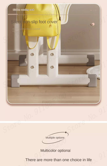 Children's Study Table Home Small Student Writing Desk, School Cтол, Simple Adjustable Мебель Set, Enlarged Tabletop Mobiliário