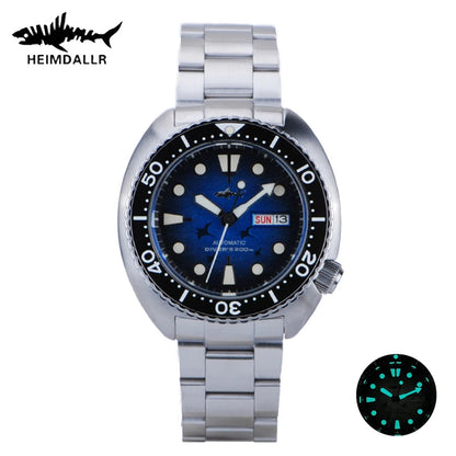Heimdallr Watches For Men 20Bar Waterproof Luminous Sapphire Crystal NH36A Automatic Movement Vintage Men's Diving Wristwatch