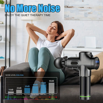 99 Level Massage Gun Deep Body Massager For Muscle Body Neck Massager Electric Fitness Equipment Noise Reduction Male Female