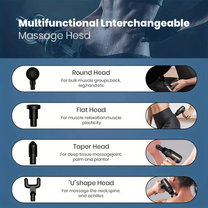 99 Level Massage Gun Deep Body Massager For Muscle Body Neck Massager Electric Fitness Equipment Noise Reduction Male Female